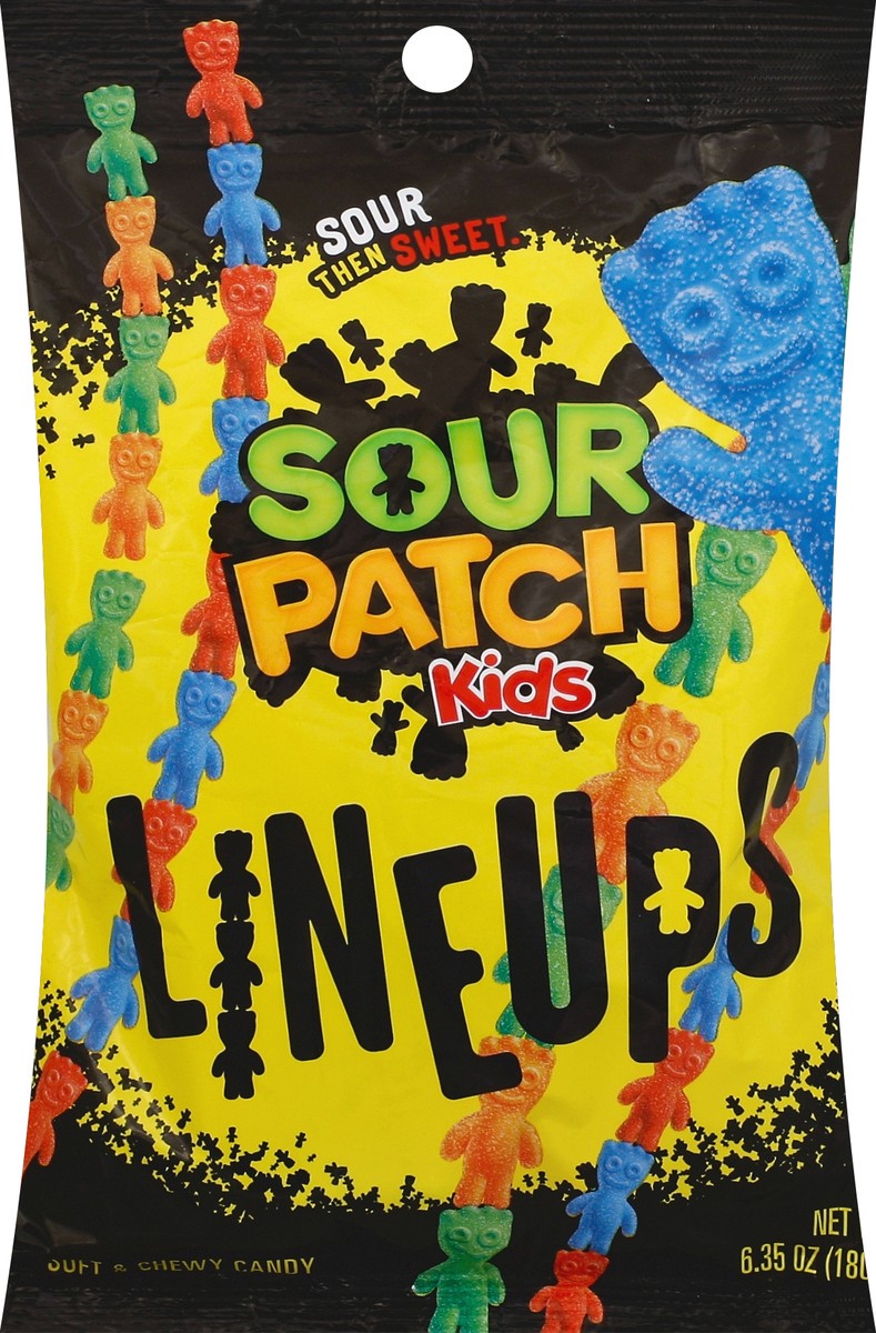 slide 2 of 3, SOUR PATCH KIDS Lineups Candy, Original Flavor, 1 Bag (6.35 oz.), 6.35 oz