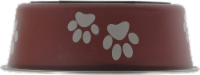 slide 1 of 2, Loving Pets Merlot Colored Bella Bowl, 1 ct