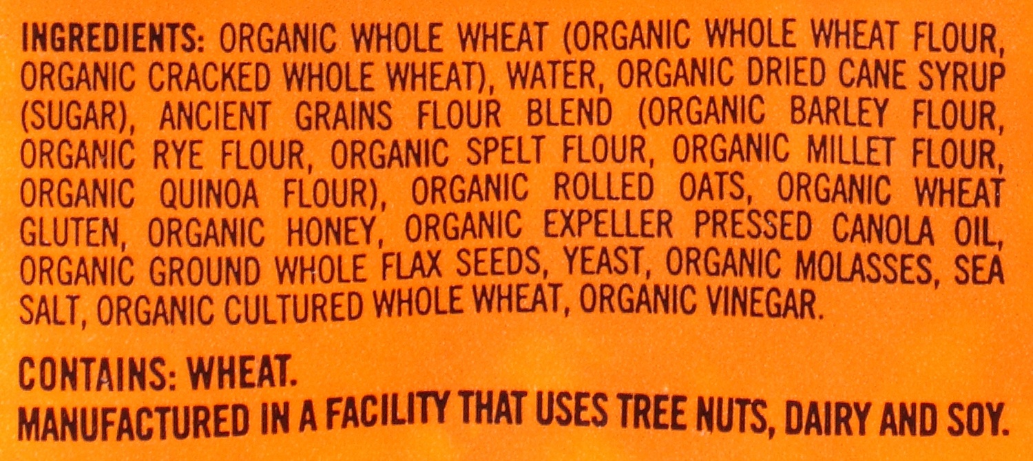 slide 8 of 8, Dave's Killer Bread Organic Sweet! Oats & Flax Bread 25 oz, 