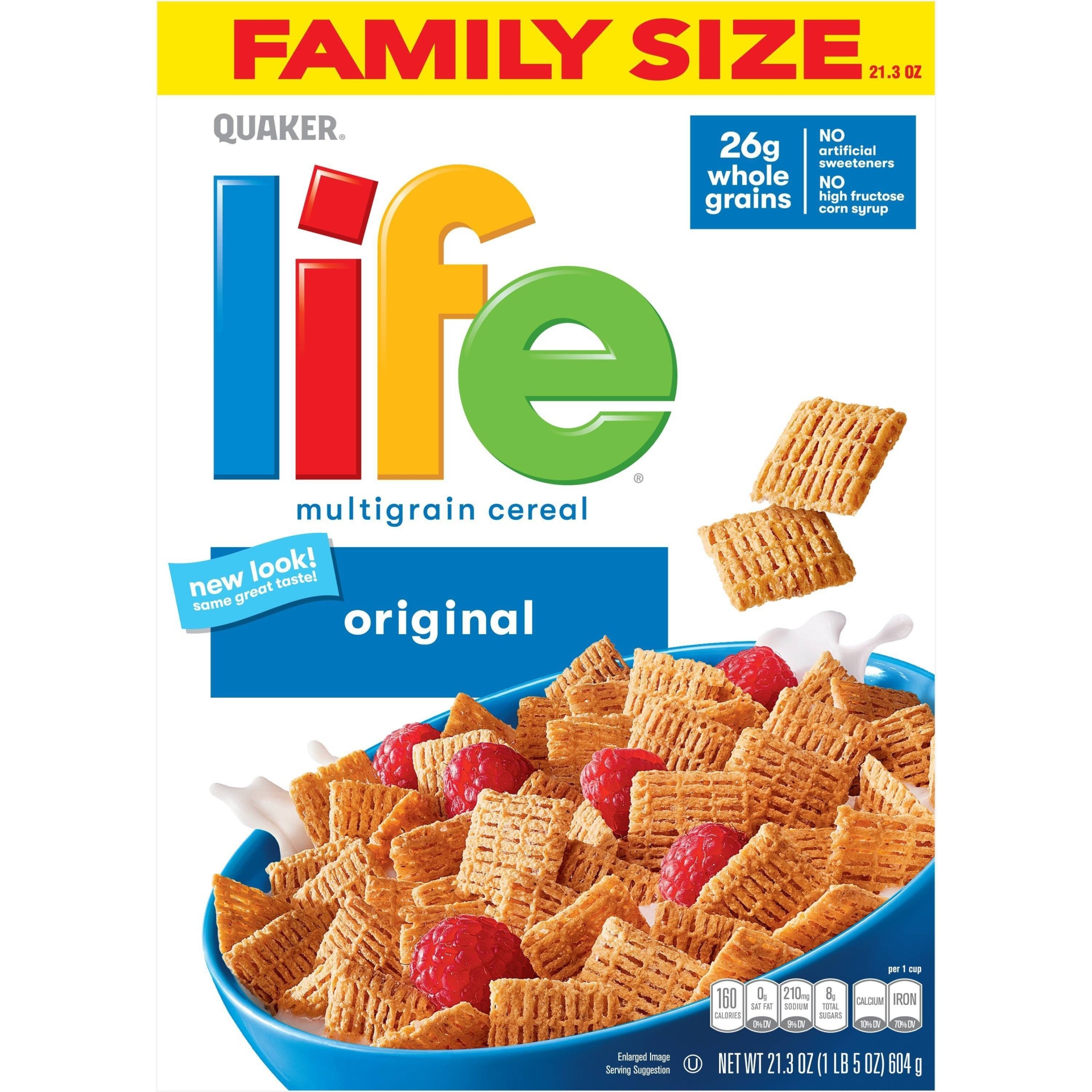 slide 1 of 5, Life Original Multigrain Breakfast Cereal, 21.3 oz