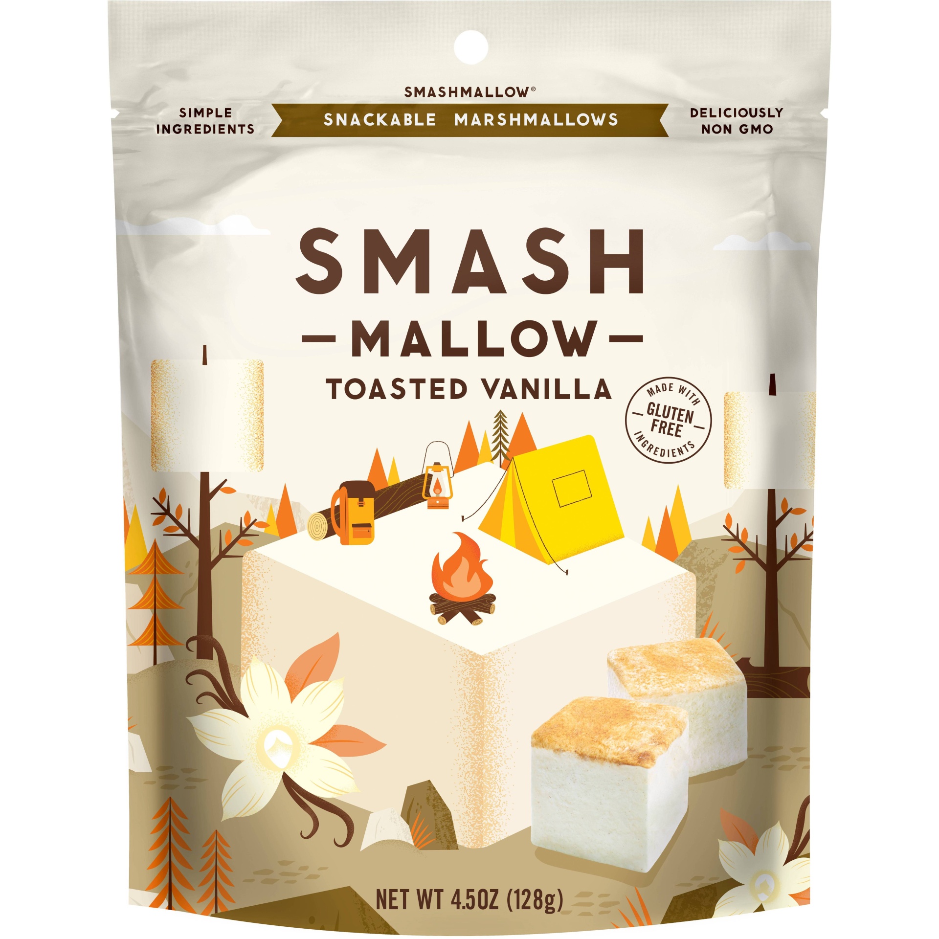 slide 1 of 5, SmashMallow Toasted Vanilla Marshmallow - 4.5oz, 4.5 oz