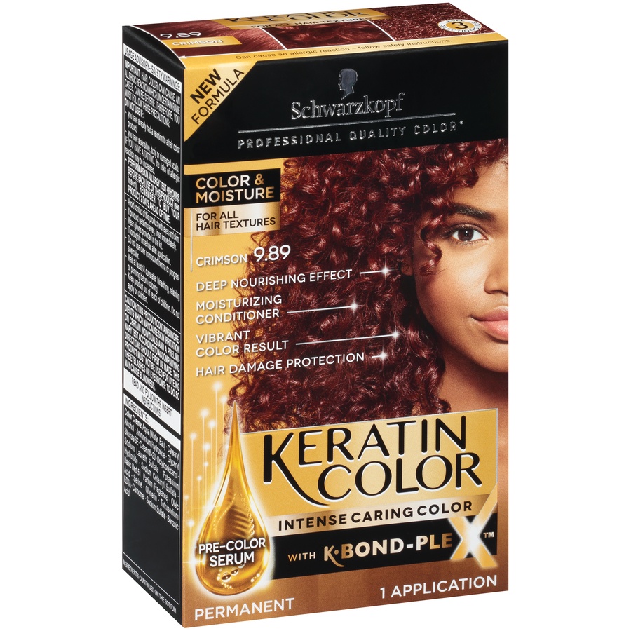 slide 2 of 7, Schwarzkopf Keratin Color Crimson 9.89 Hair Color, 1 ct