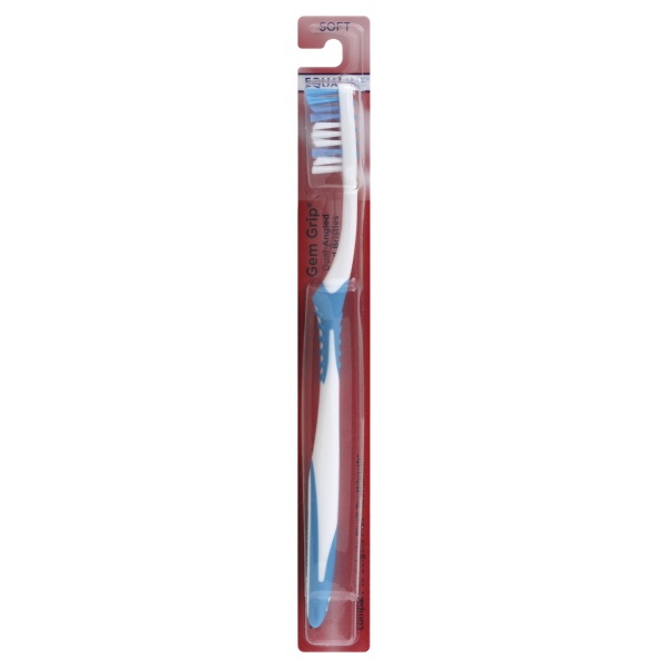 slide 1 of 1, Equaline Gem Head Soft Toothbrush, 1 ct