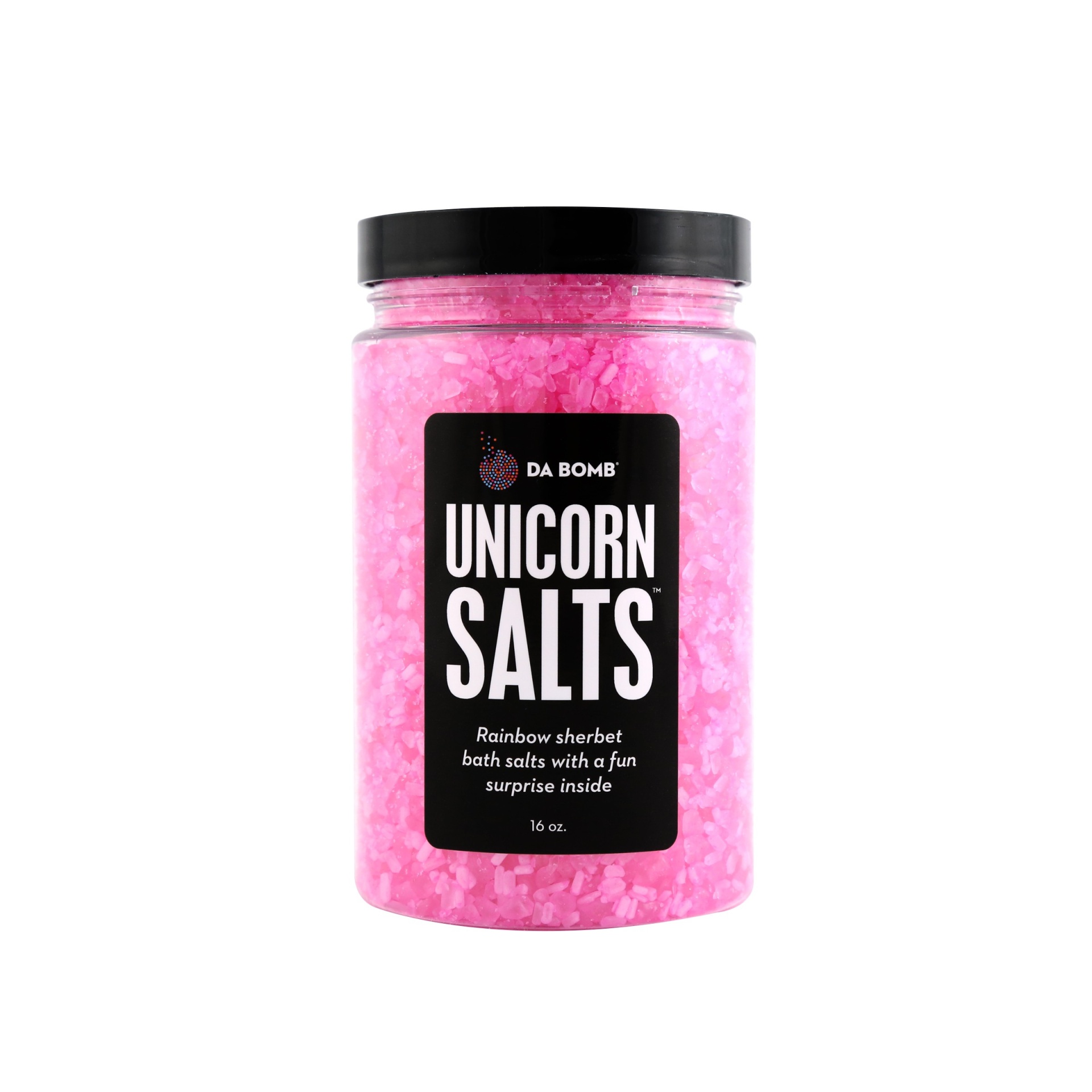 slide 1 of 1, Da Bomb Bath Fizzers - Unicorn Salts Bath Soaks, 16 oz