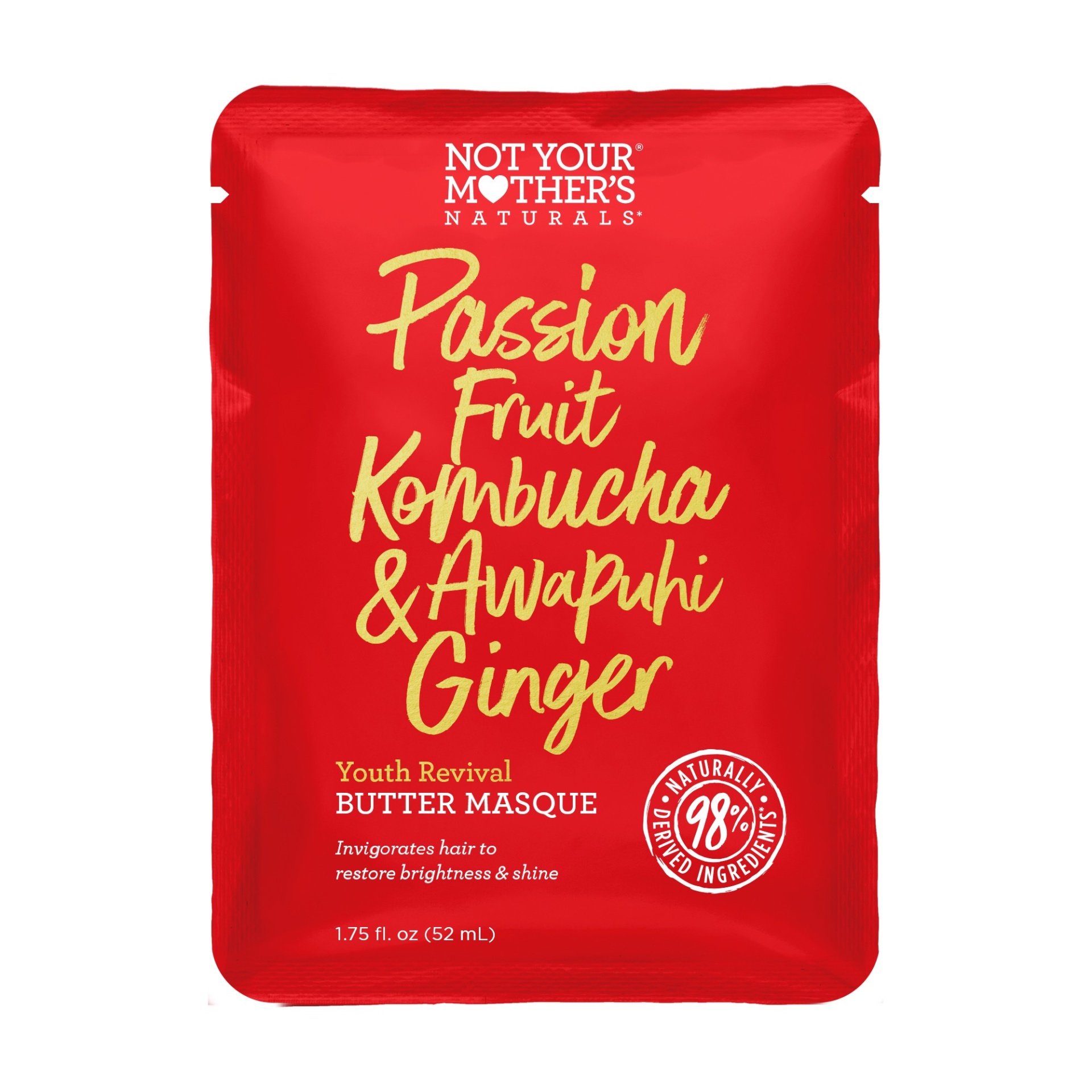 slide 1 of 2, Not Your Mother's Naturals Passion Fruit Kombucha & Awapuhi Ginger Butter Masque, 1.75 fl oz