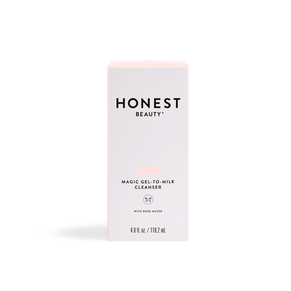 slide 3 of 4, Honest Beauty Magic Gel-To-Milk Cleanser, 4 fl oz