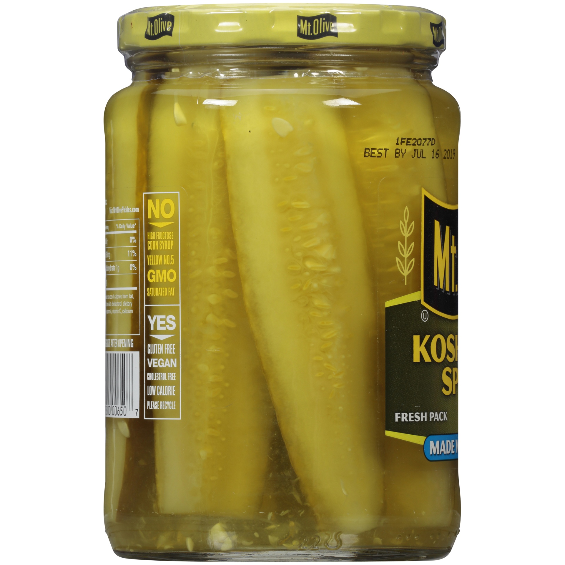 slide 2 of 6, Mt. Olive Kosher Dill Spears - 24oz, 