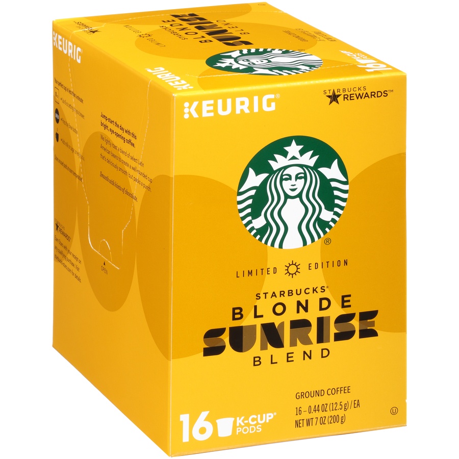 slide 3 of 7, Starbucks Sunrise Blonde Light Roast Coffee - Keurig K-Cup Pods /, 16 ct; 6.7 oz