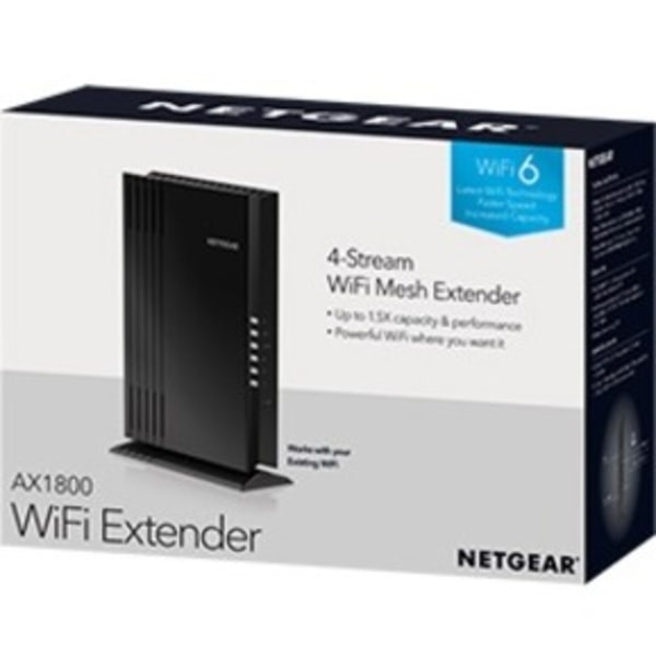 slide 10 of 10, NETGEAR Ax1800 4-Stream Wireless Wi-Fi 6 Mesh Extender, Eax20-100Nas, 1 ct