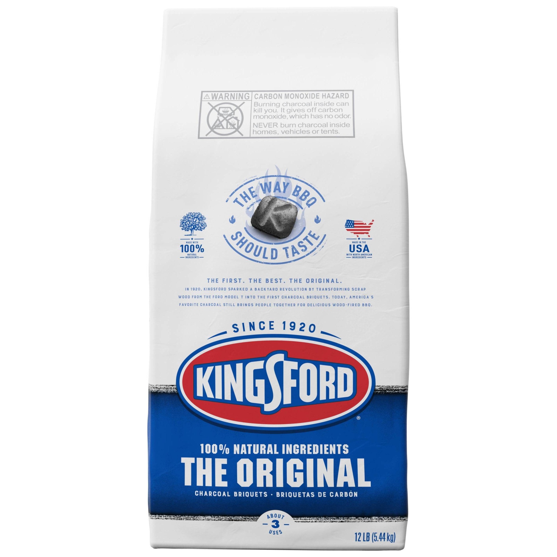 slide 1 of 3, Kingsford Briquets, 12 lb