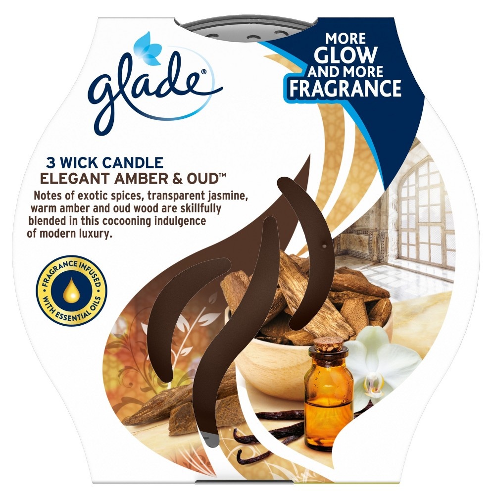 slide 6 of 6, Glade Flame Candles, 6.8000002 oz