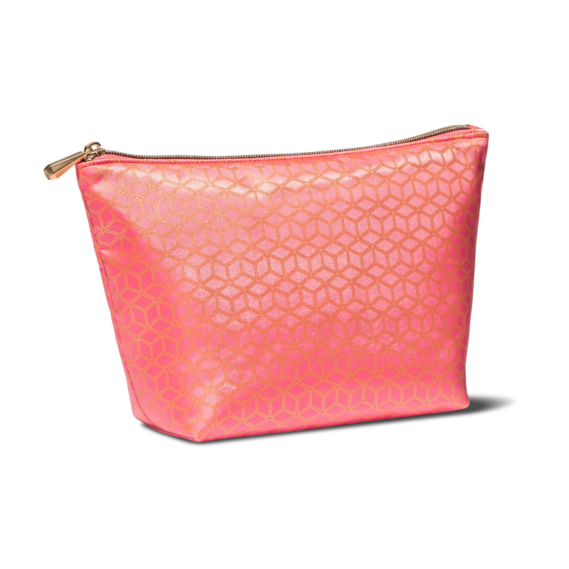 slide 1 of 2, Sonia Kashuk Boat Clutch Cubic Gold Coral, 1 ct