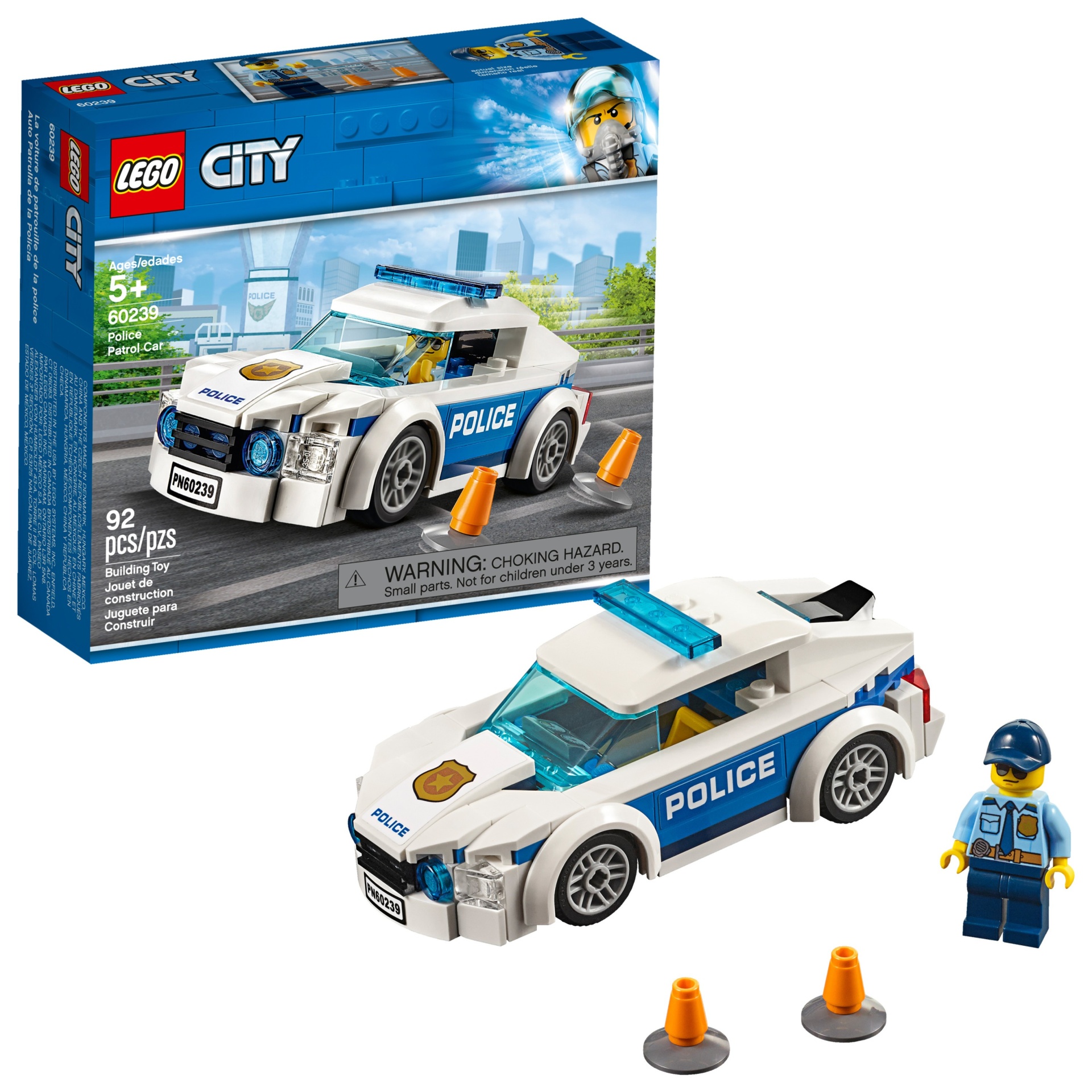 slide 1 of 6, LEGO City Police Patrol Car 60239, 1 ct