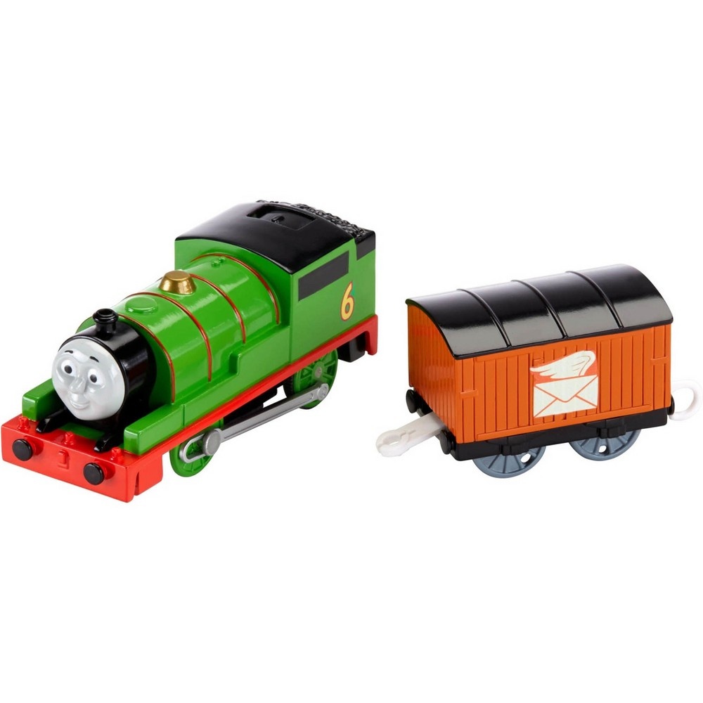 slide 3 of 8, Fisher-Price Thomas & Friends TrackMaster Motorized Percy Engine, 1 ct