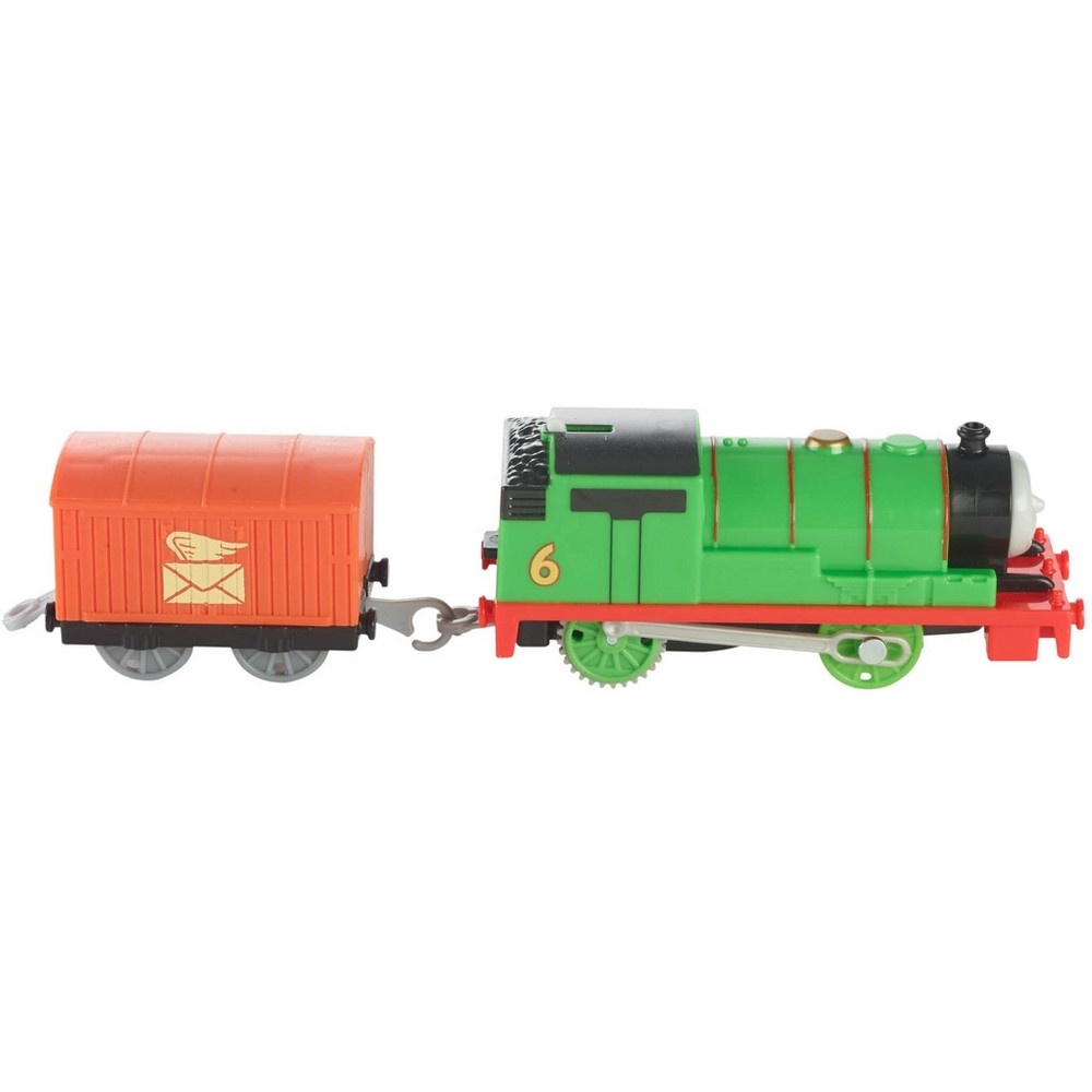 slide 4 of 8, Fisher-Price Thomas & Friends TrackMaster Motorized Percy Engine, 1 ct