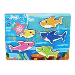 Cardinal Pinkfong Baby Shark Chunky Wooden Sound Puzzle