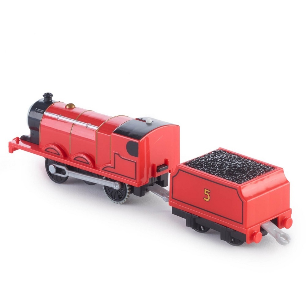 slide 5 of 7, Fisher-Price Thomas & Friends TrackMaster Motorized James Engine, 1 ct