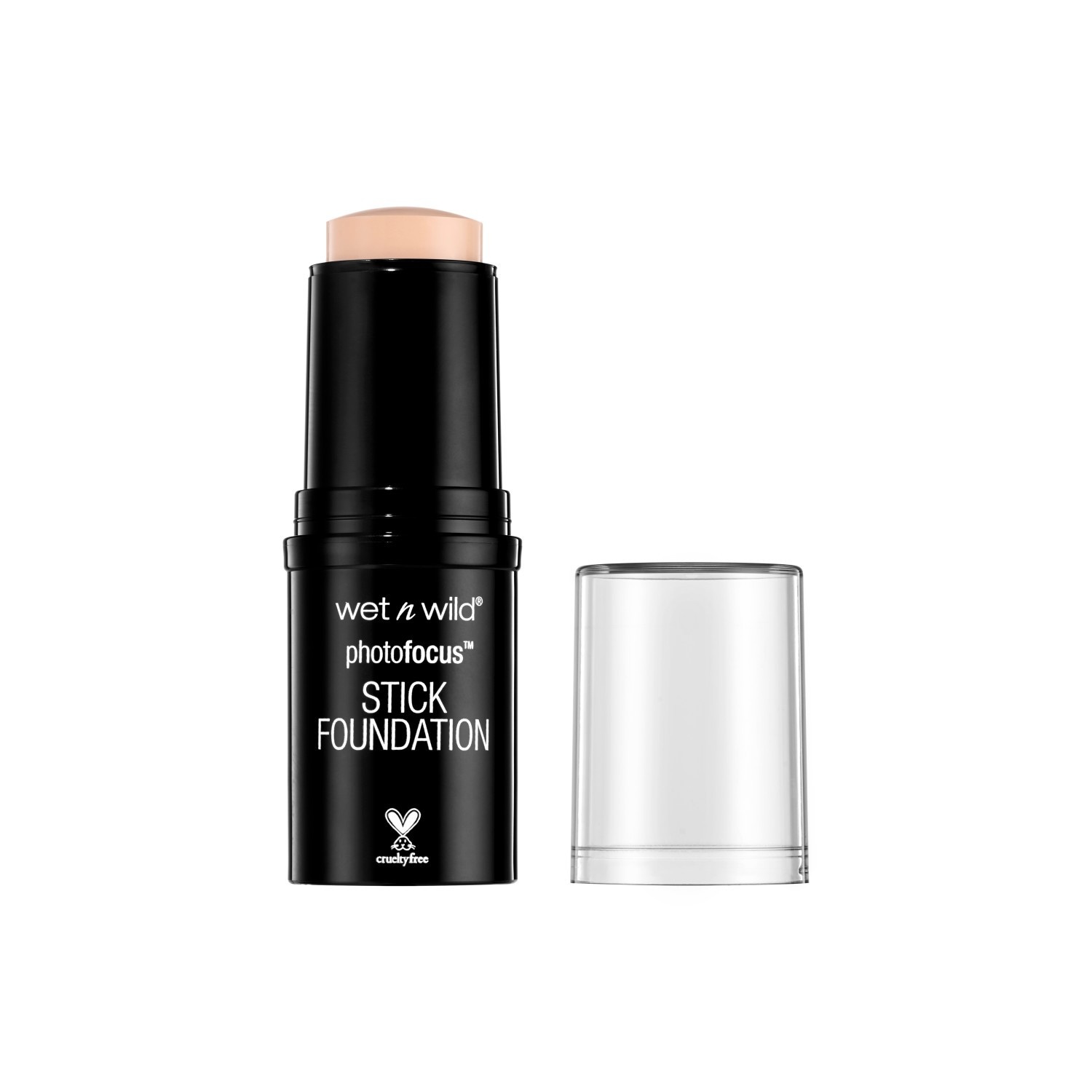 slide 1 of 2, wet n wild Photo Focus Stick Foundation Porcelain, 4.8 oz