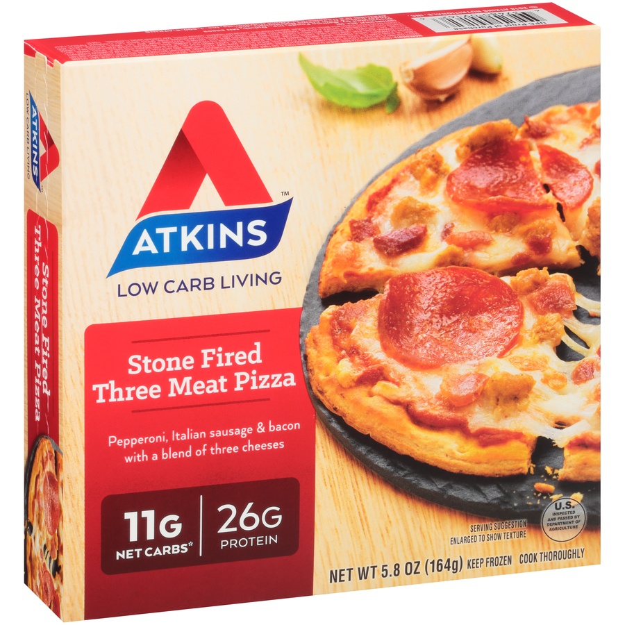 slide 2 of 8, Atkins Meat Lovers Pizza - 5.8 Oz, 5.8 oz