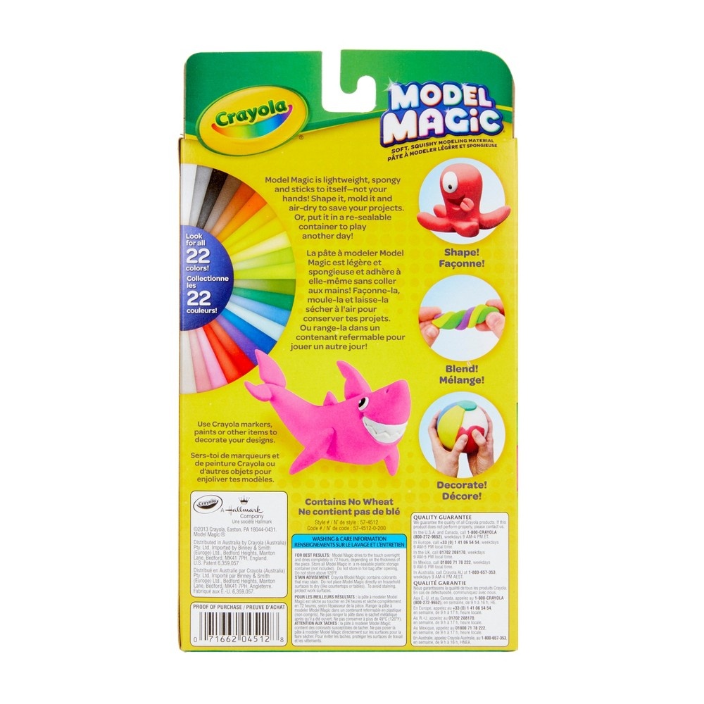 slide 3 of 5, Crayola Model Magic Modeling Clay - Neon, 6 ct