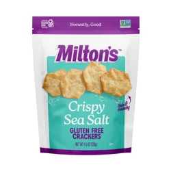 Milton's Gluten Free Crackers - Crispy Sea Salt, 4.5oz