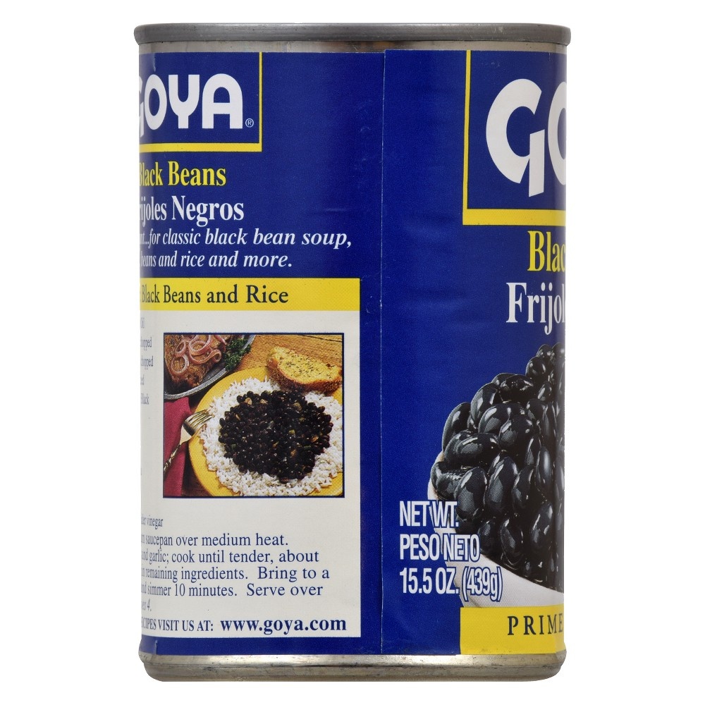 slide 7 of 7, Goya Black Beans, 15.5 oz