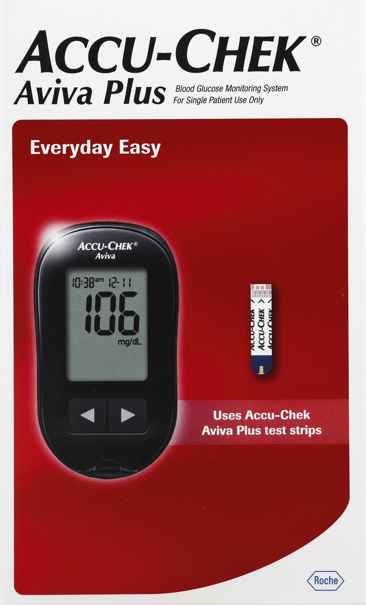 slide 1 of 10, Accu-Chek Aviva Monitor Kit, 1 ct