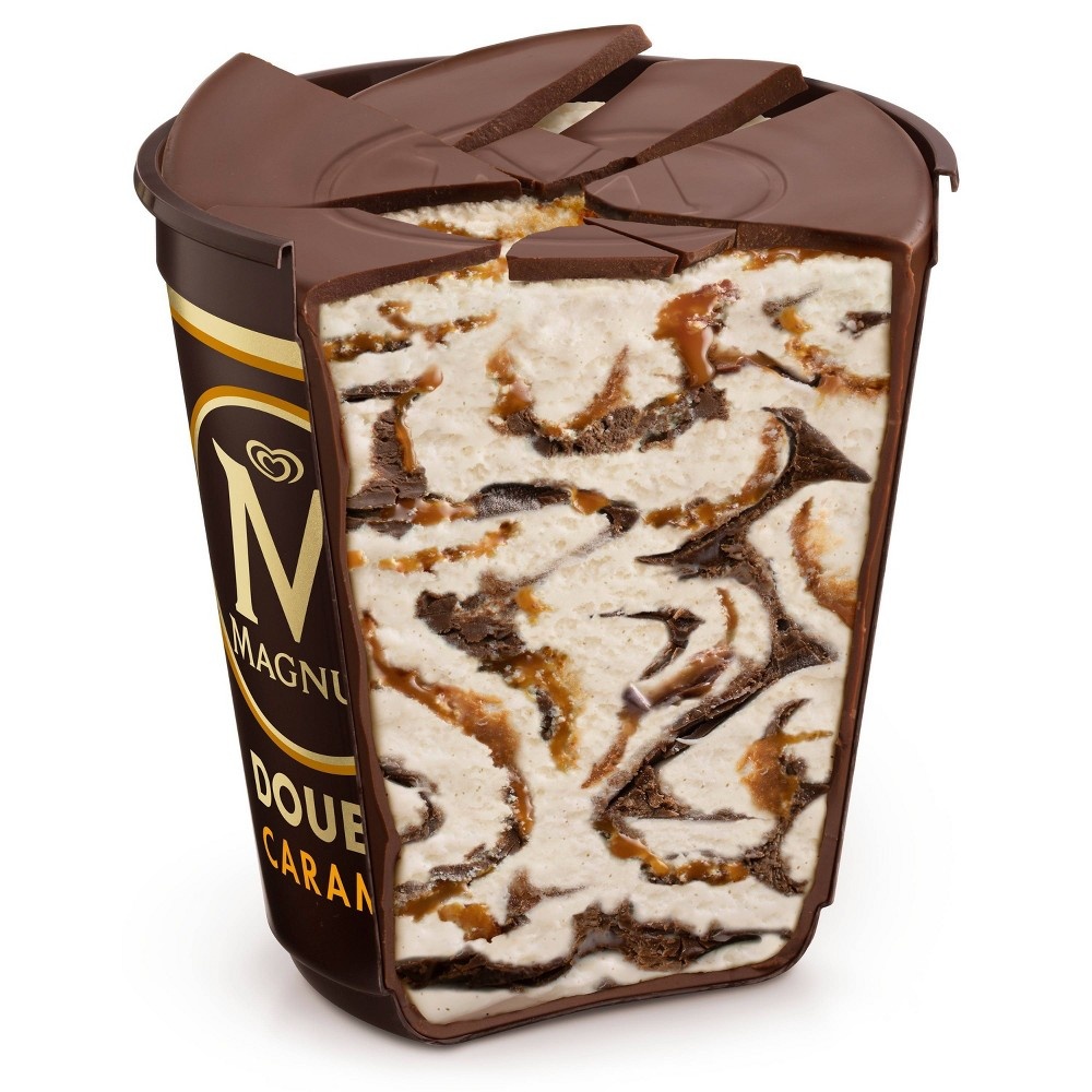 slide 3 of 4, Magnum Ice Cream Tub Double Sea Salt Caramel, 14.8 oz, 14.8 oz