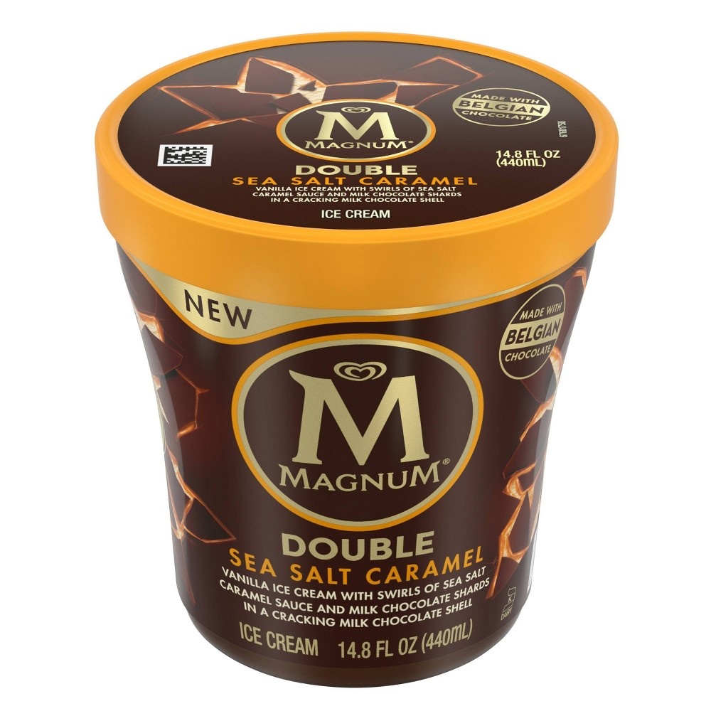 slide 4 of 4, Magnum Ice Cream Tub Double Sea Salt Caramel, 14.8 oz, 14.8 oz