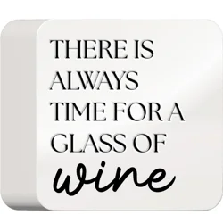 New View Time for a Glass of Wine Caption Box