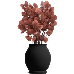 New View Faux Floral In Black Vase