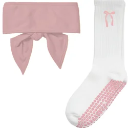 New View Pilates Sock Set Pink