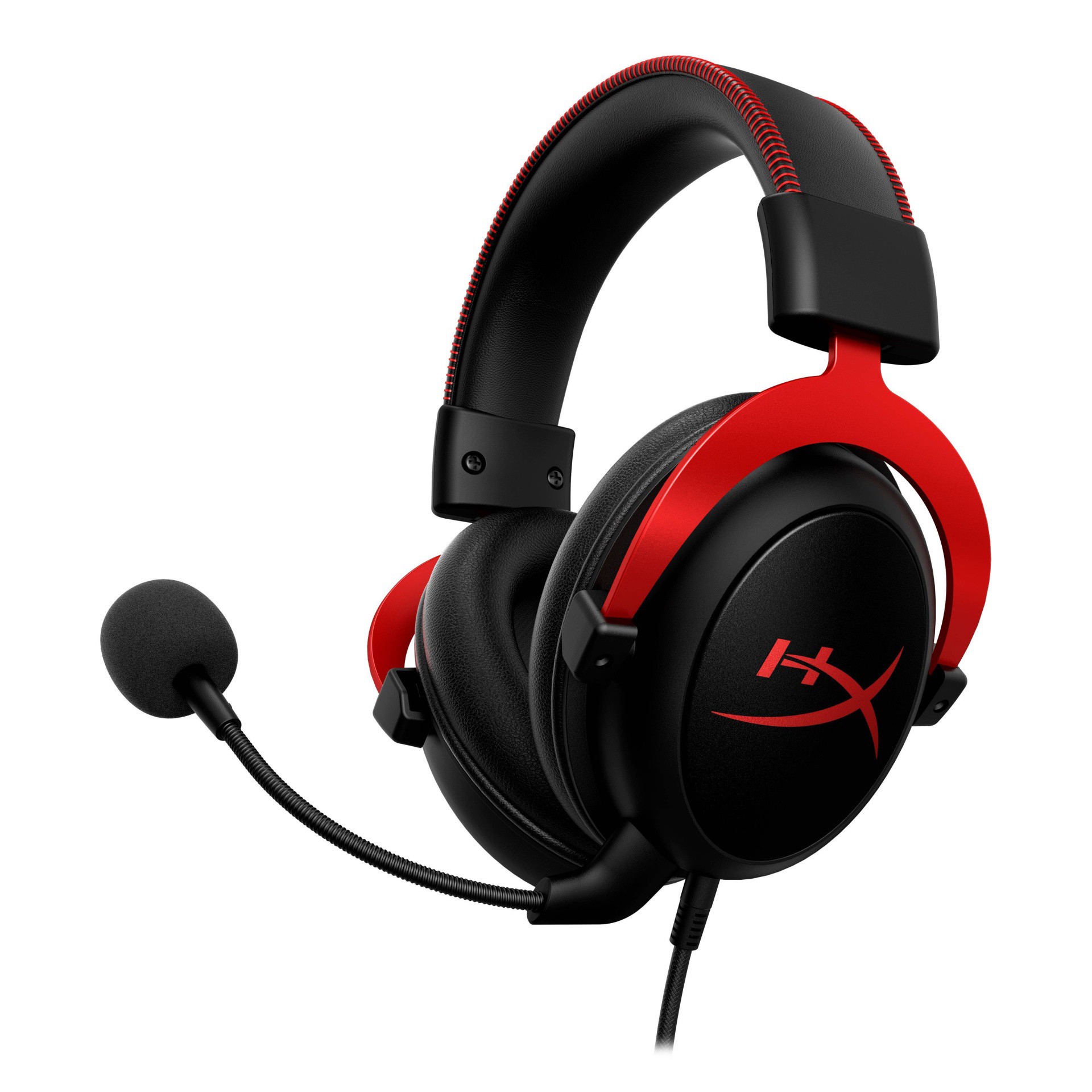 slide 1 of 9, HyperX Cloud II Gaming Headset for PC/PlayStation 4/Xbox One/Series X|S/Nintendo Switch - Red, 1 ct