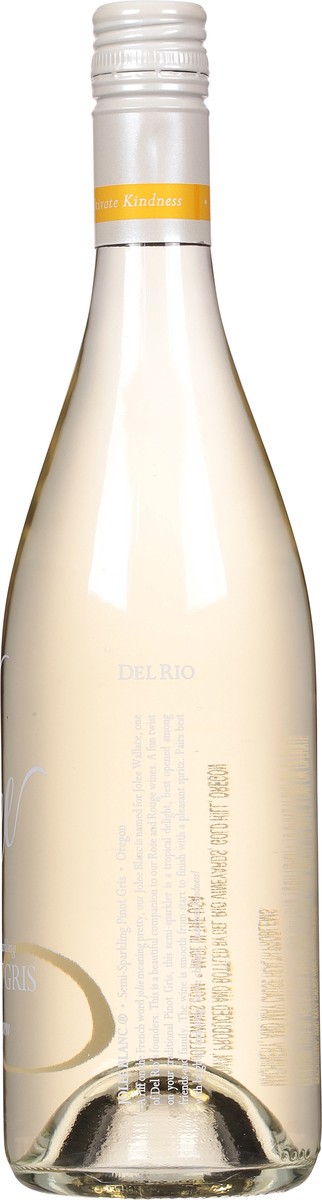 slide 9 of 9, Jolee Semi Sparkling Pinot Gris White Wine, 750 ml