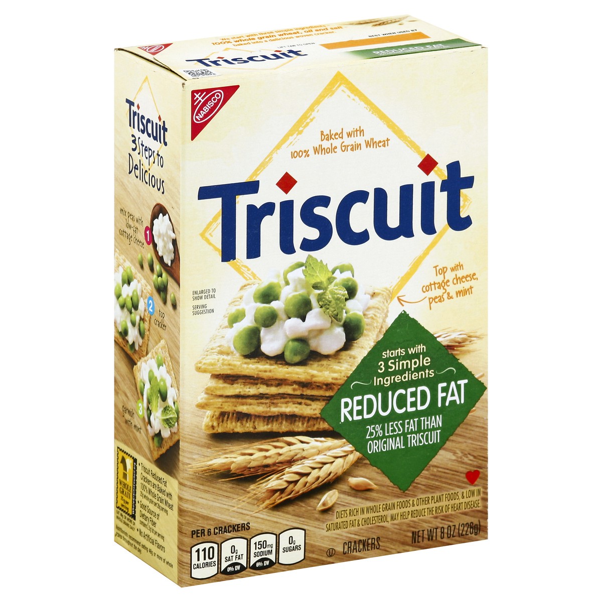 slide 3 of 8, Triscuit Crackers 8 oz, 8 oz