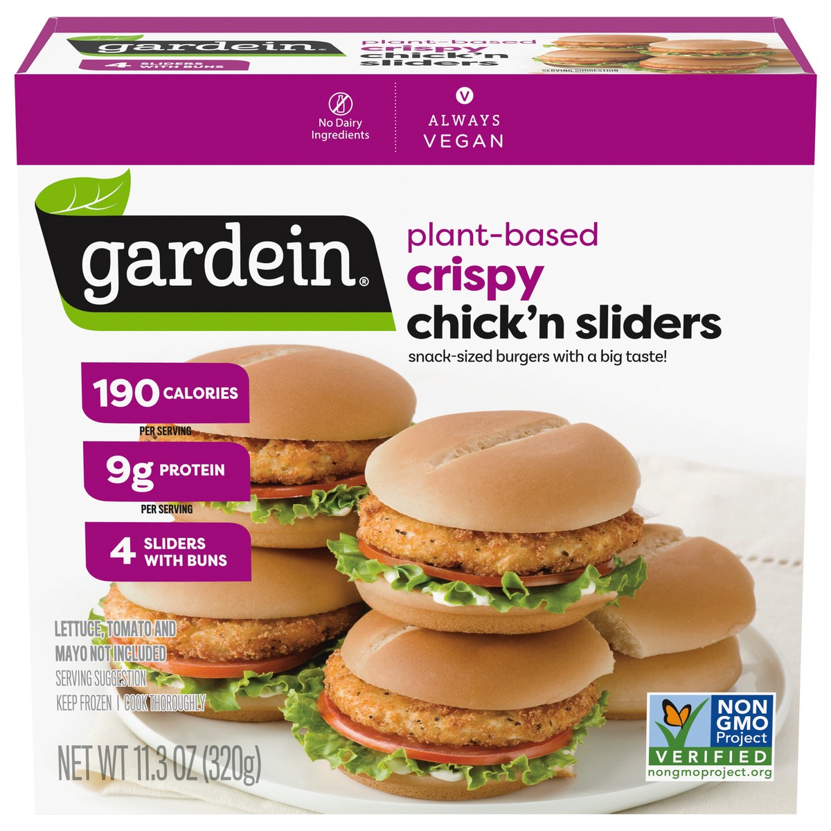 slide 1 of 5, Gardein Crispy Chick'n Sliders 11.3 oz, 11.3 oz