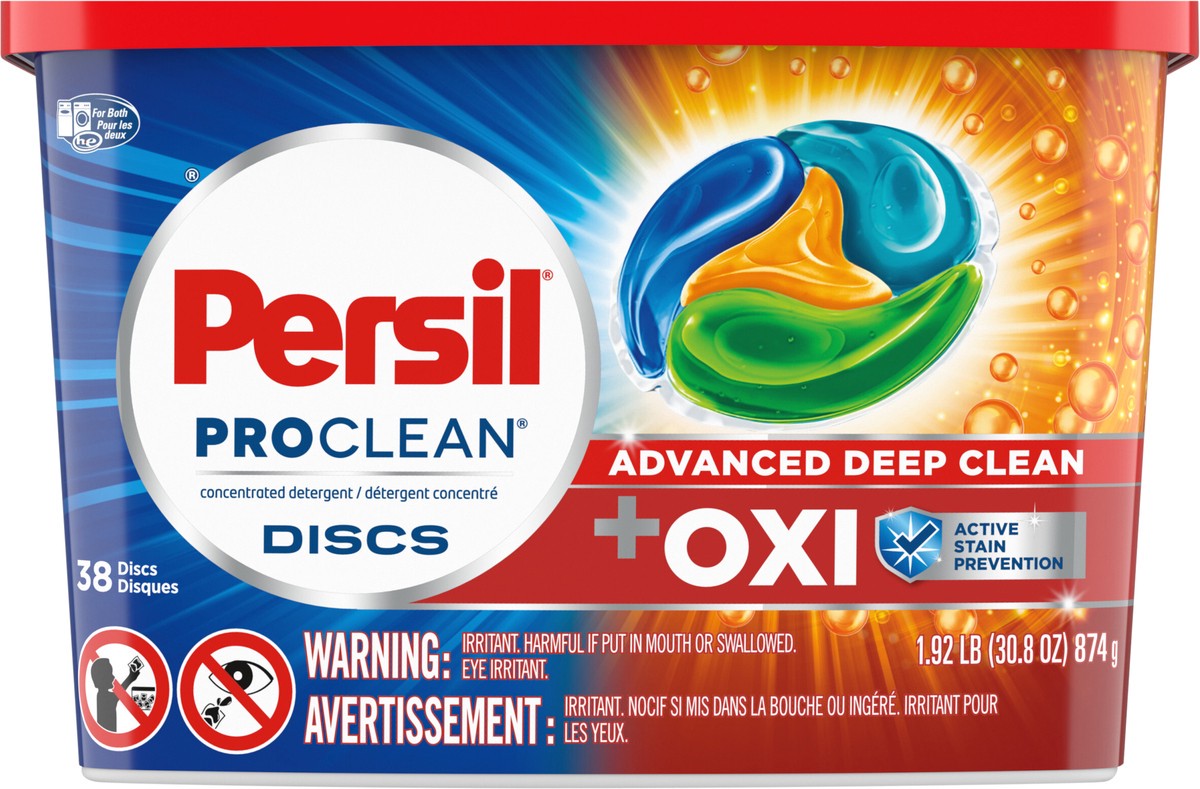 slide 2 of 3, Persil Discs Laundry Detergent Pacs, Oxi, 38 Count, 38 ct