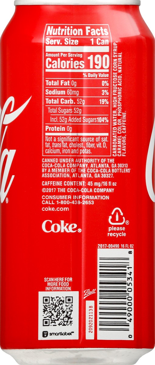 slide 3 of 10, Coca-Cola Can, 16 fl oz, 16 fl oz