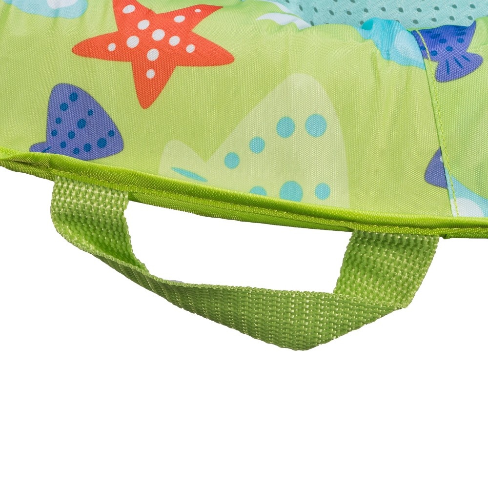slide 4 of 6, SwimWays Infant Baby Spring Float with Canopy - Green, 1 ct