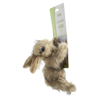 slide 11 of 29, Meijer Realistic Floppy Rabbit Plush Squeaking Dog Toy, 6.5", SMALL     