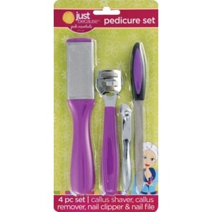 slide 1 of 1, Just Because Pedi Essentials Pedicure Set, 1 ct