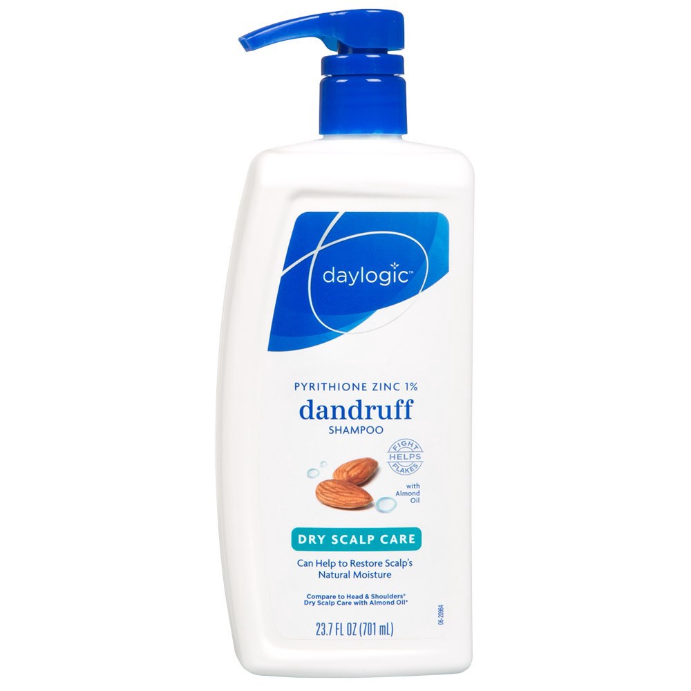 Daylogic Dandruff Shampoo, Dry Scalp Care with Almond Oil 23.7 fl oz