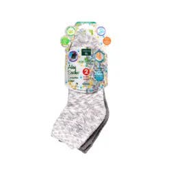 Earth Therapeutics Aloe Grey Spa Socks
