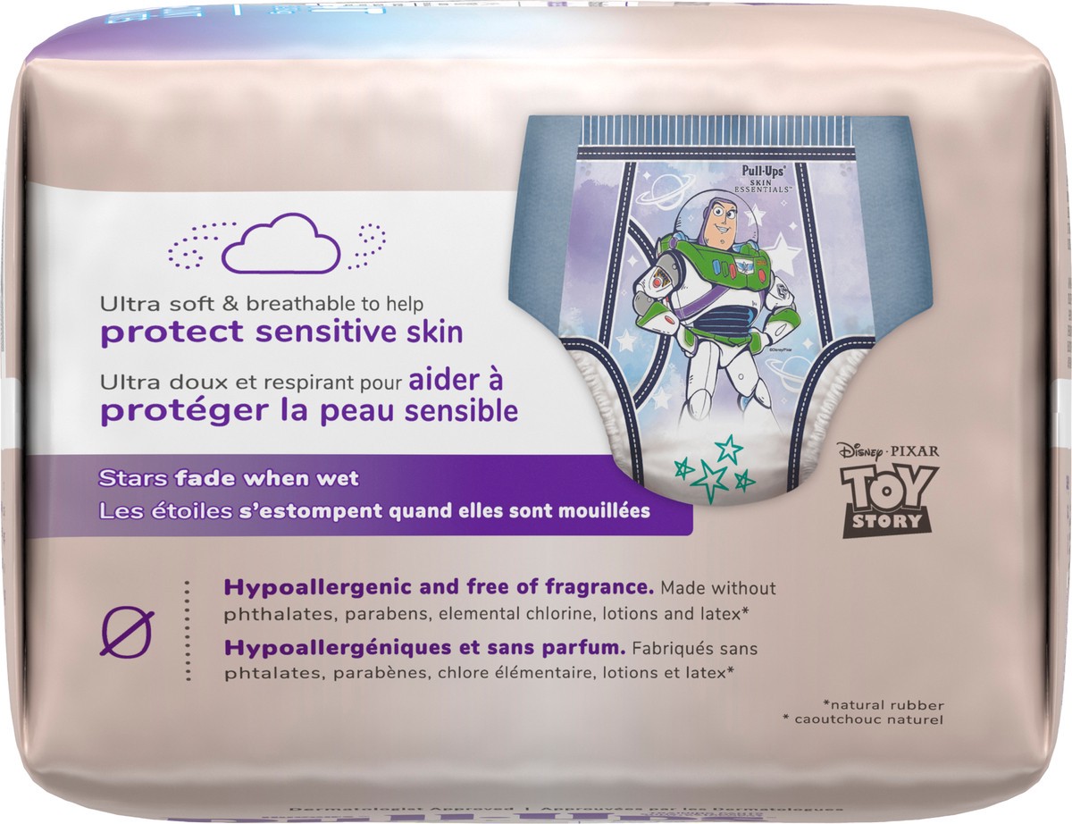 slide 11 of 11, Pull-Ups Boys' Skin Essentials Training Pants, 3T-4T (32-40 lbs), 16 Ct, 16 ct