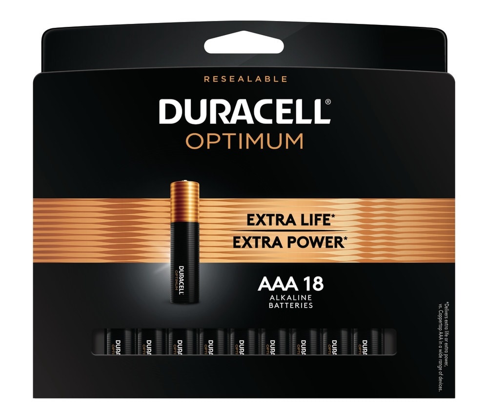 slide 1 of 8, Duracell Alkaline AAA Batteries, 18 ct