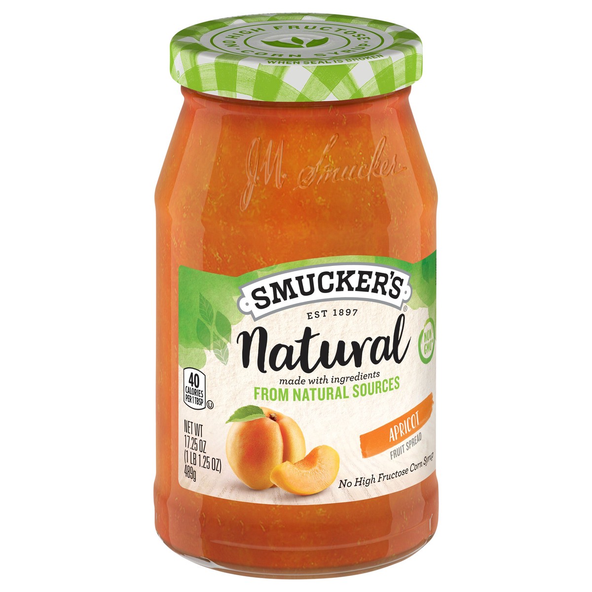 slide 3 of 8, Smucker's Smucker’s Natural Apricot Fruit Spread, 17.25 oz. Jar, 17.25 oz