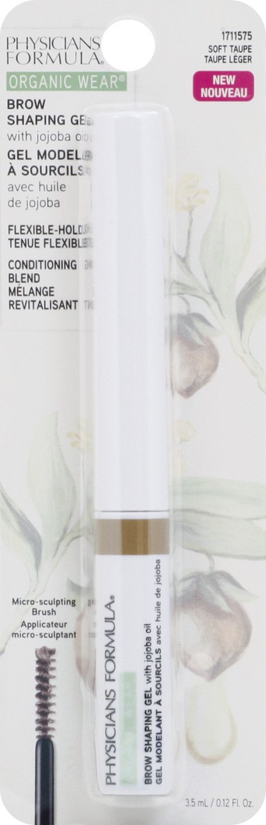 slide 6 of 12, Physicians Formula Organic Wear Soft Taupe 1711575 Brow Shaping Gel 3.5 ml, 0.12 fl oz