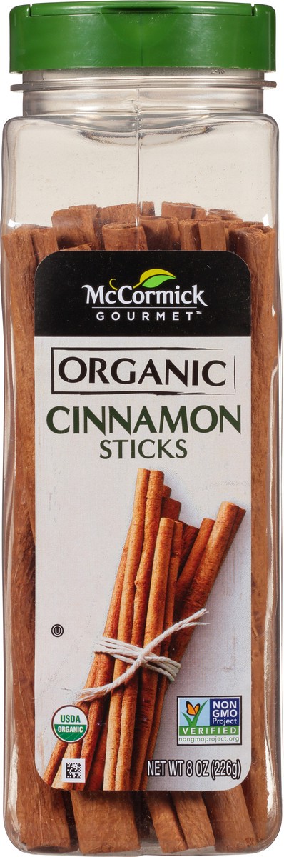 slide 3 of 12, McCormick Gourmet Organic Cinnamon Sticks, 8 oz, 