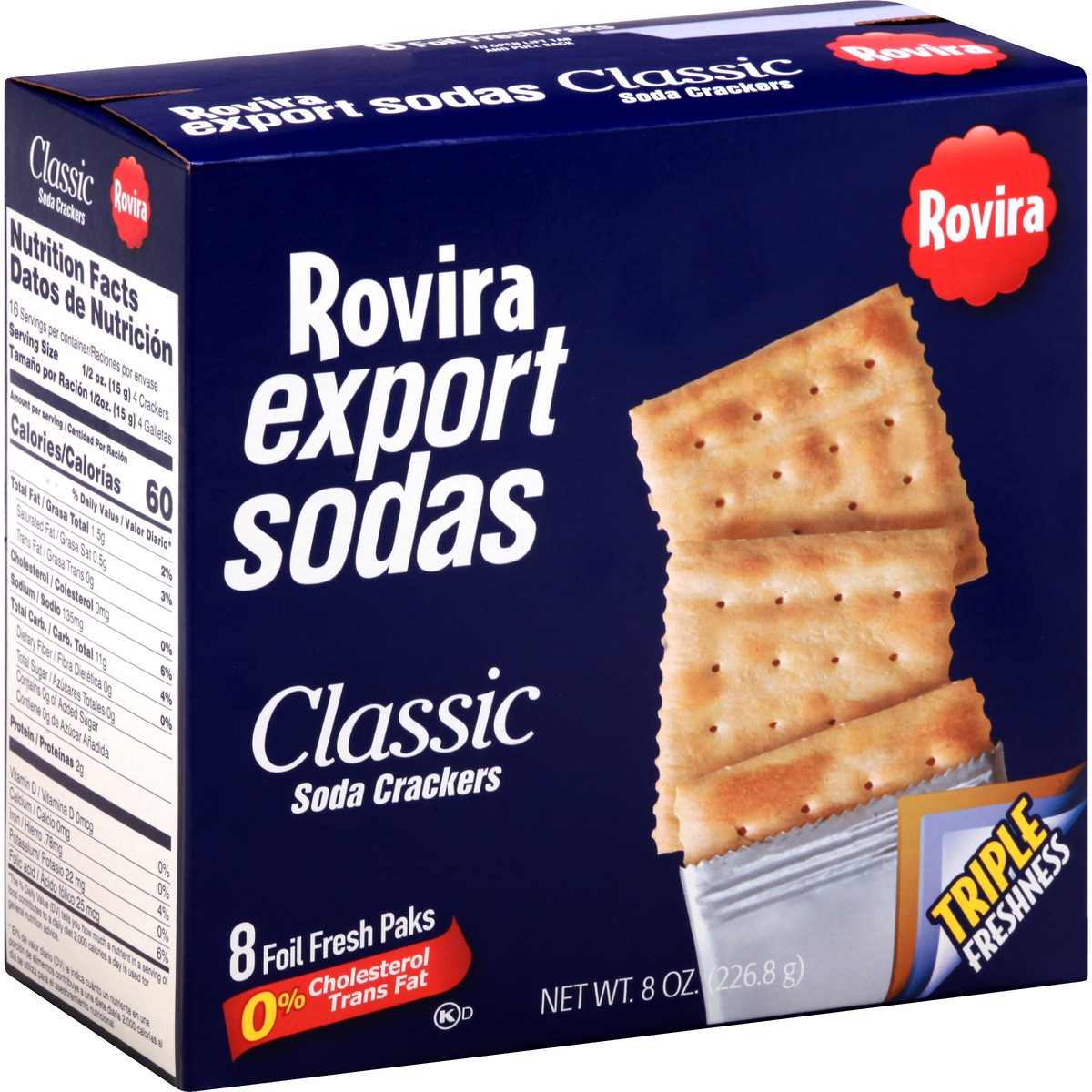 slide 11 of 13, Rovira Export Sodas Classic Crackers, 8 oz