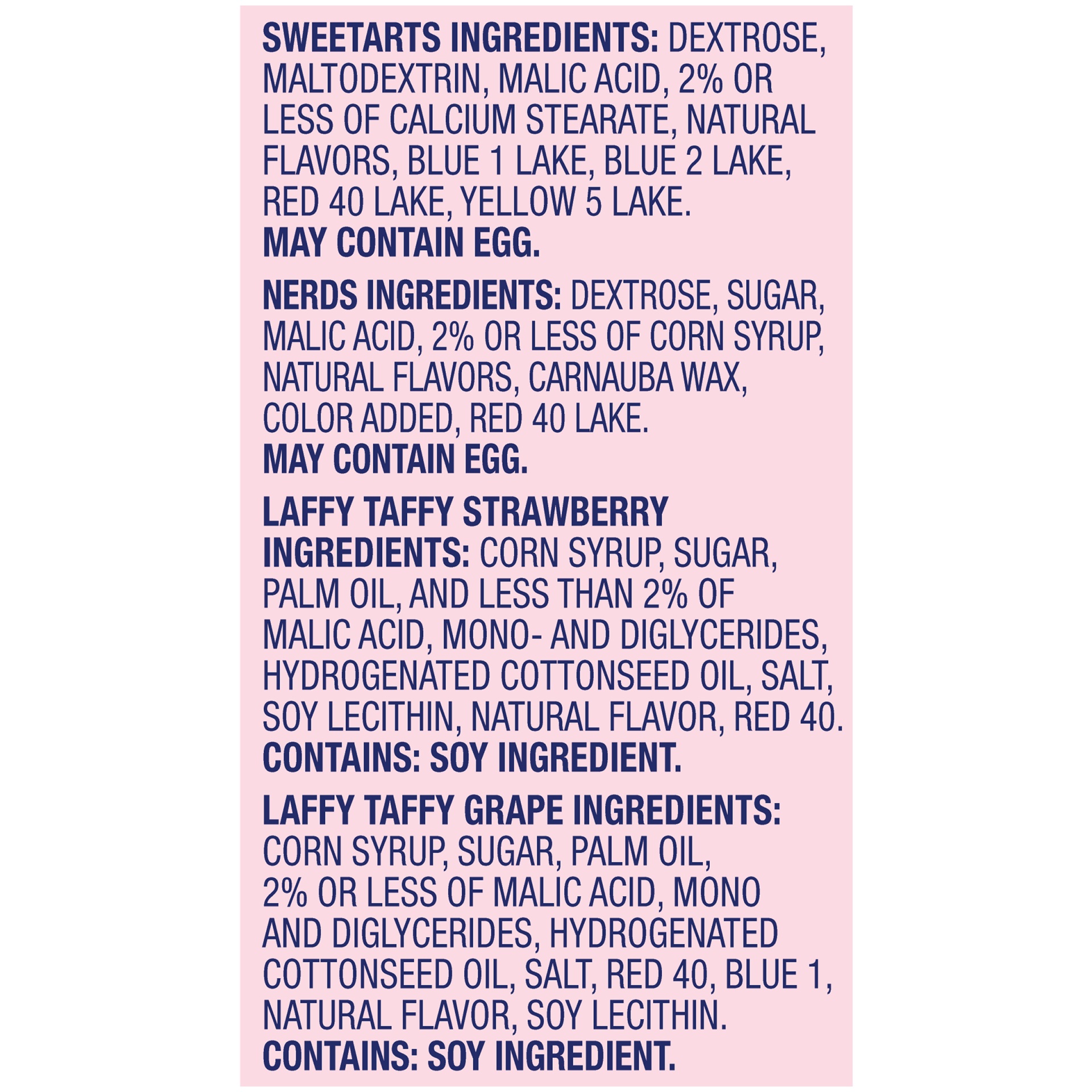 slide 8 of 8, SweeTARTS Hearts, Nerds and Laffy Taffy Valentine's Day Assorted Candies, 40 ct; 18.7 oz